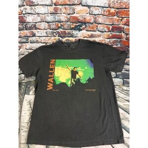 Morgan Wallen Tour 2024 Indianapolis T-Shirt Comfort Colors Black XL Concert Tee
